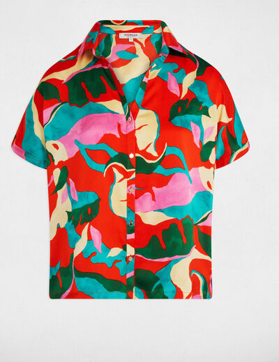 Short-sleeved shirt multicolor women