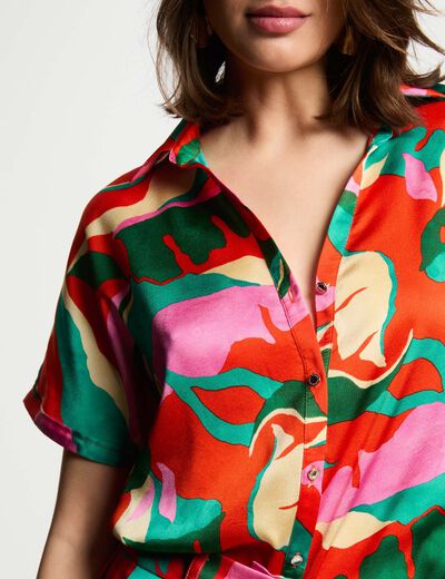 Short-sleeved shirt multicolor women