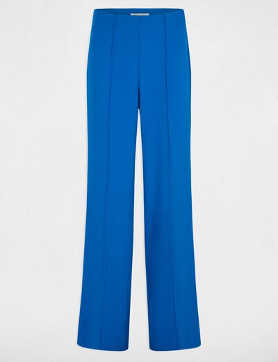 Loose wide leg trousers electric blue women