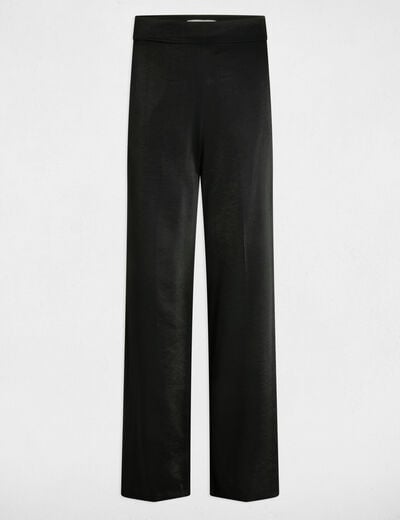 Loose wide leg trousers black women