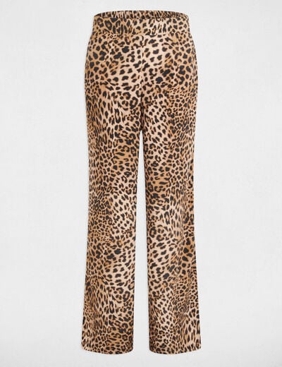 Printed wide leg trousers multicolor women
