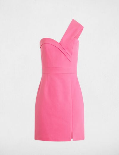 Fitted mini dress pink women
