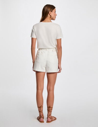 T-shirt with message white women