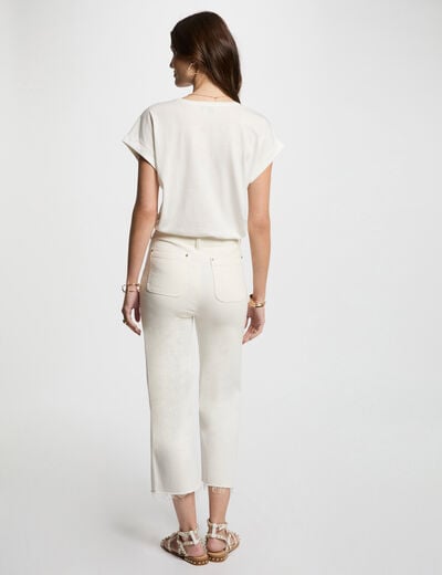 T-shirt with message white women