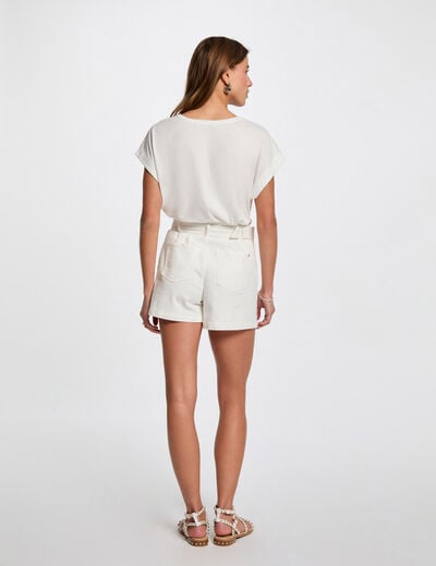 T-shirt with message white women