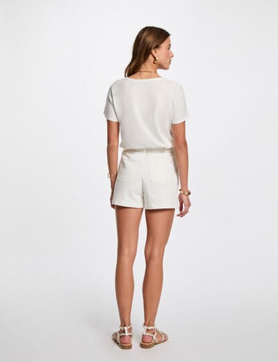 T-shirt with message white women