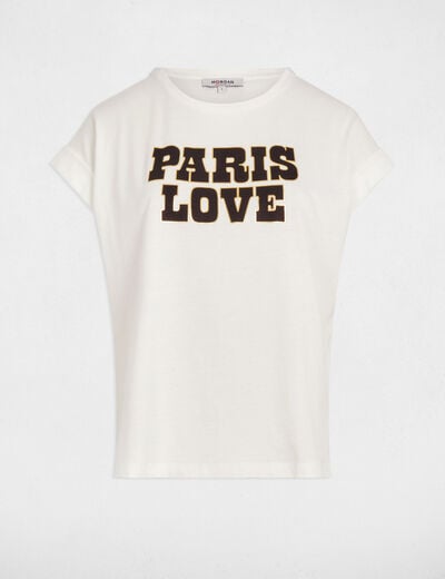 T-shirt with message white women