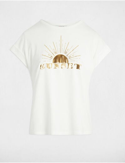 T-shirt with message white women