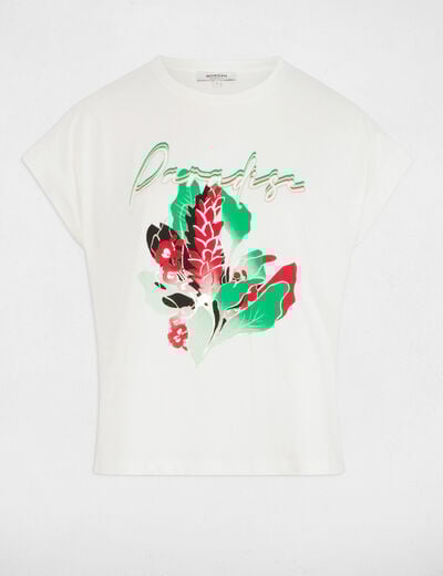 T-shirt with message white women