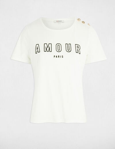 T-shirt with message white women