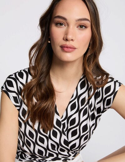 Short-sleeved t-shirt white women