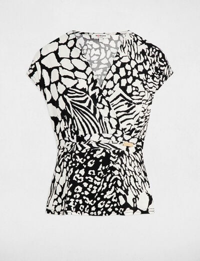 Short-sleeved t-shirt white women
