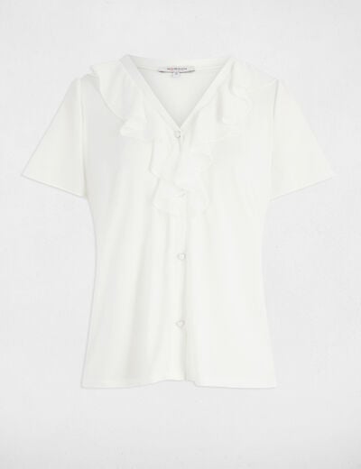 Short-sleeved t-shirt white women