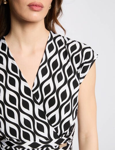 Short-sleeved t-shirt white women